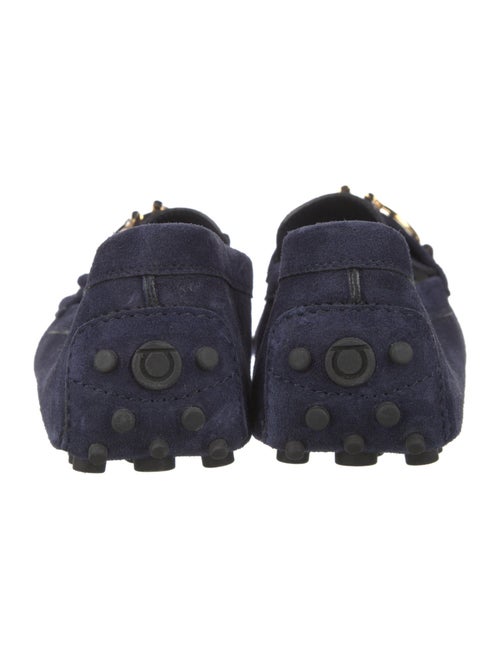 Salvatore Ferragamo Gancini Logo Suede Loafers