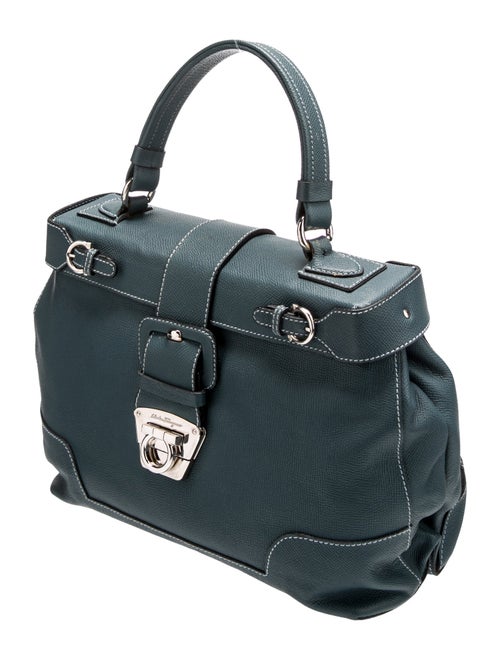 Salvatore Ferragamo Gancini Top Handle Bag