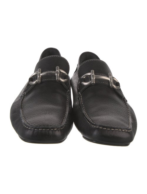 Salvatore Ferragamo Gancini Logo Leather Drivers