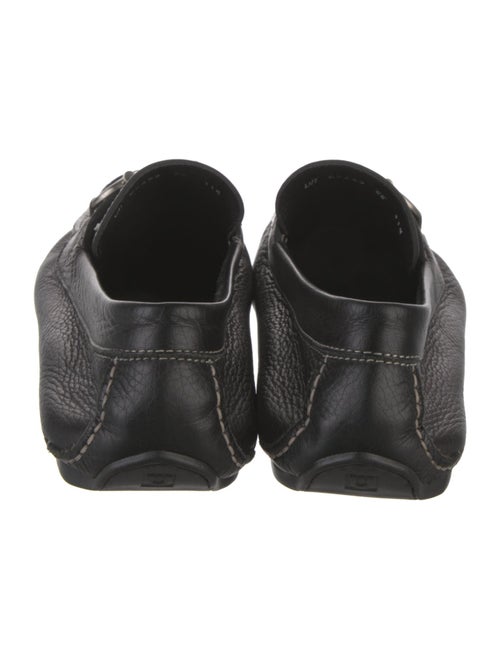 Salvatore Ferragamo Gancini Logo Leather Drivers
