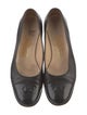 Salvatore Ferragamo Gancini Logo Leather Flats