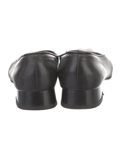 Salvatore Ferragamo Gancini Logo Leather Flats