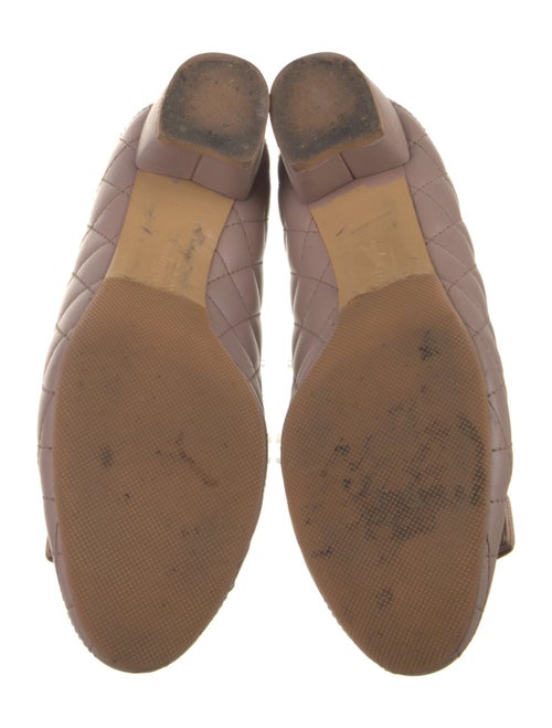 Salvatore Ferragamo Leather Bow Accents Pumps