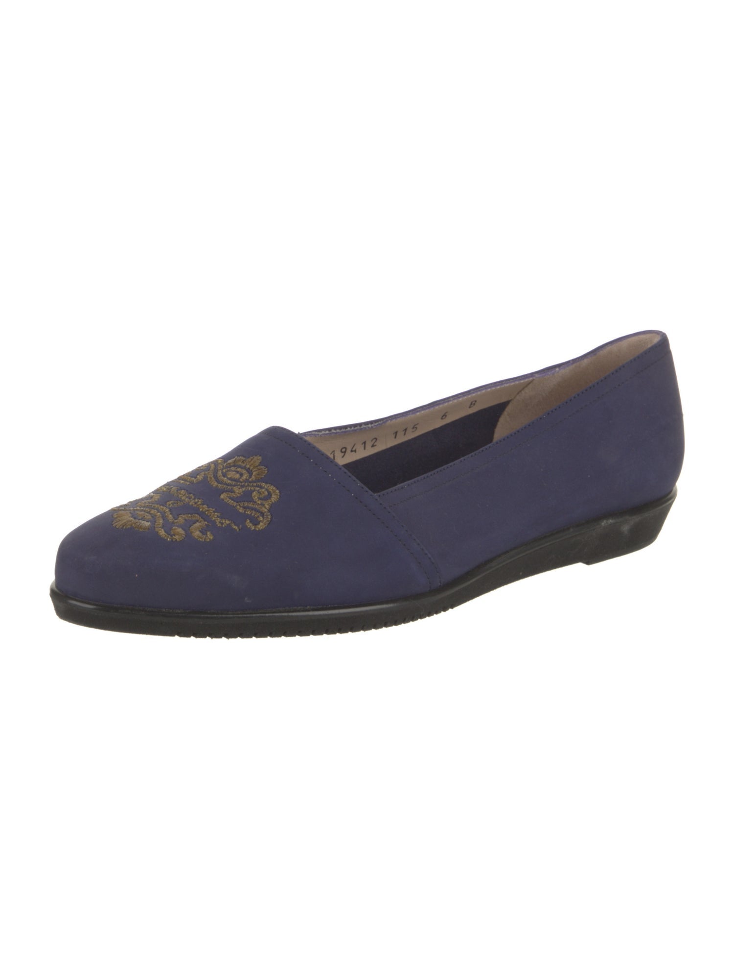 Salvatore Ferragamo Suede Flats