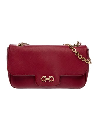 Salvatore Ferragamo Saffiano Leather Top Handle Bag