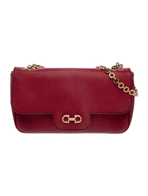 Salvatore Ferragamo Saffiano Leather Top Handle Bag