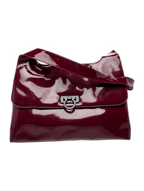 Salvatore Ferragamo Patent Leather Shoulder Bag