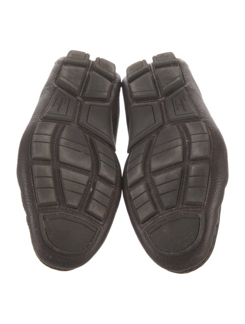 Salvatore Ferragamo Gancini Logo Leather Drivers