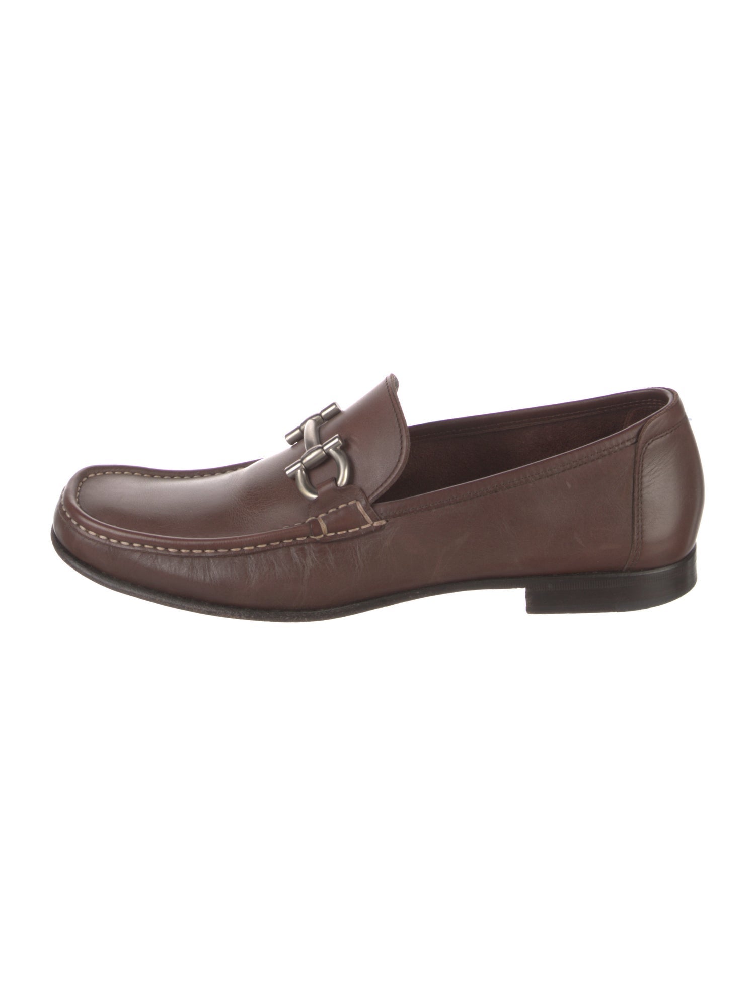 Salvatore Ferragamo Leather Dress Loafers