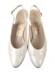 Salvatore Ferragamo Vara Bow Accent Leather Slingback Pumps
