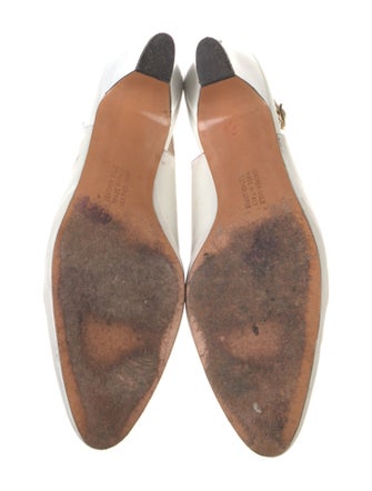 Salvatore Ferragamo Vara Bow Accent Leather Slingback Pumps