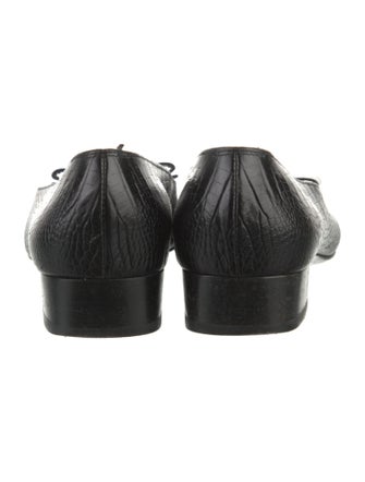 Salvatore Ferragamo Leather Animal Print Pumps