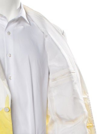 Salvatore Ferragamo Tie-Dye Print Distressed Accents Blazer