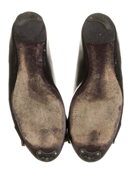 Salvatore Ferragamo Vara Bow Accent Patent Leather Ballet Flats