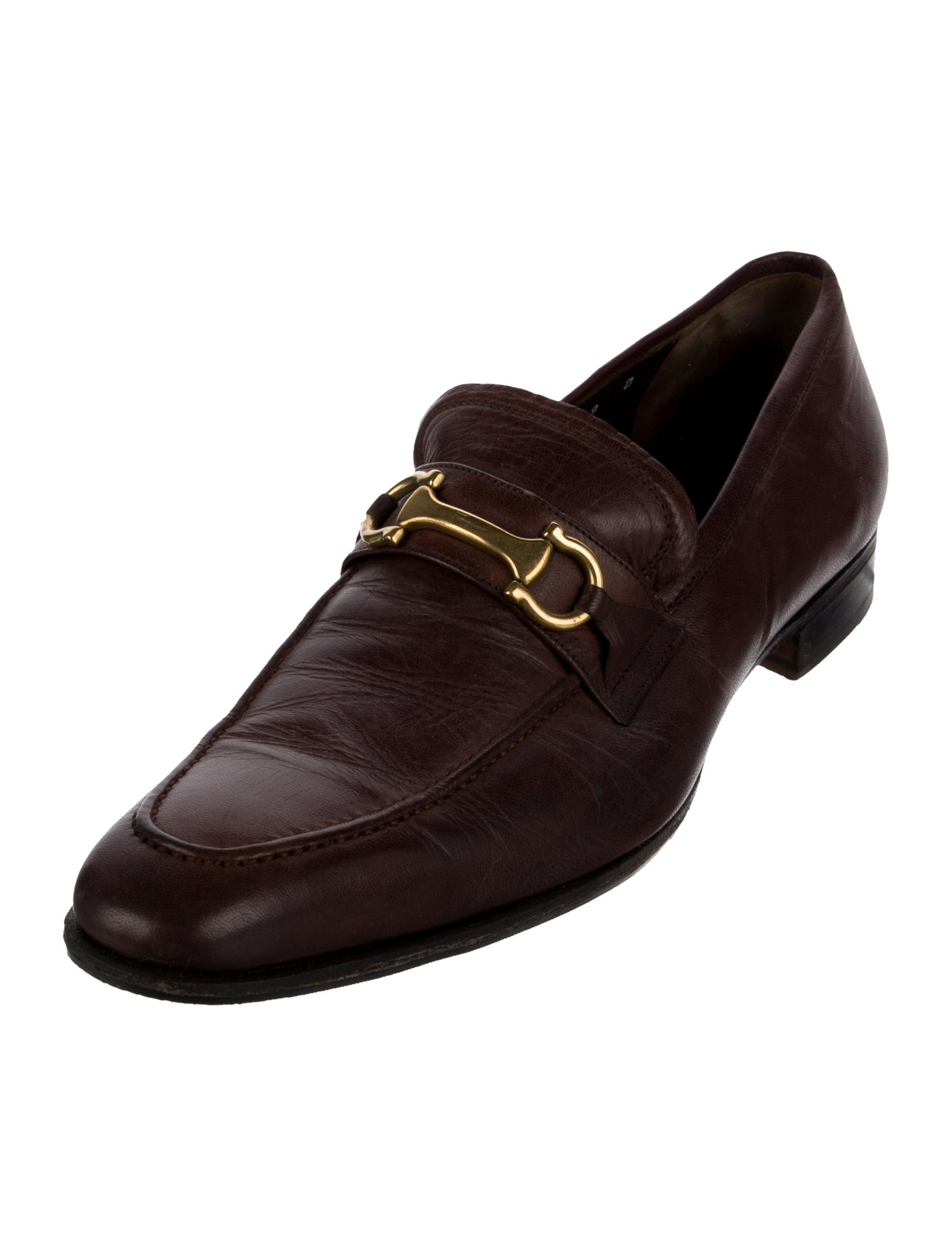 Salvatore Ferragamo Leather Dress Loafers