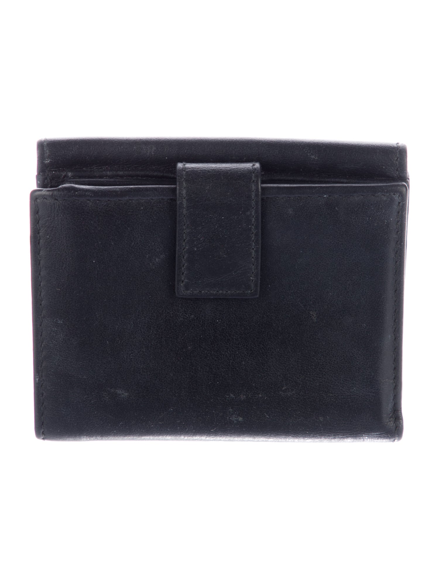 Salvatore Ferragamo Leather Compact Wallet