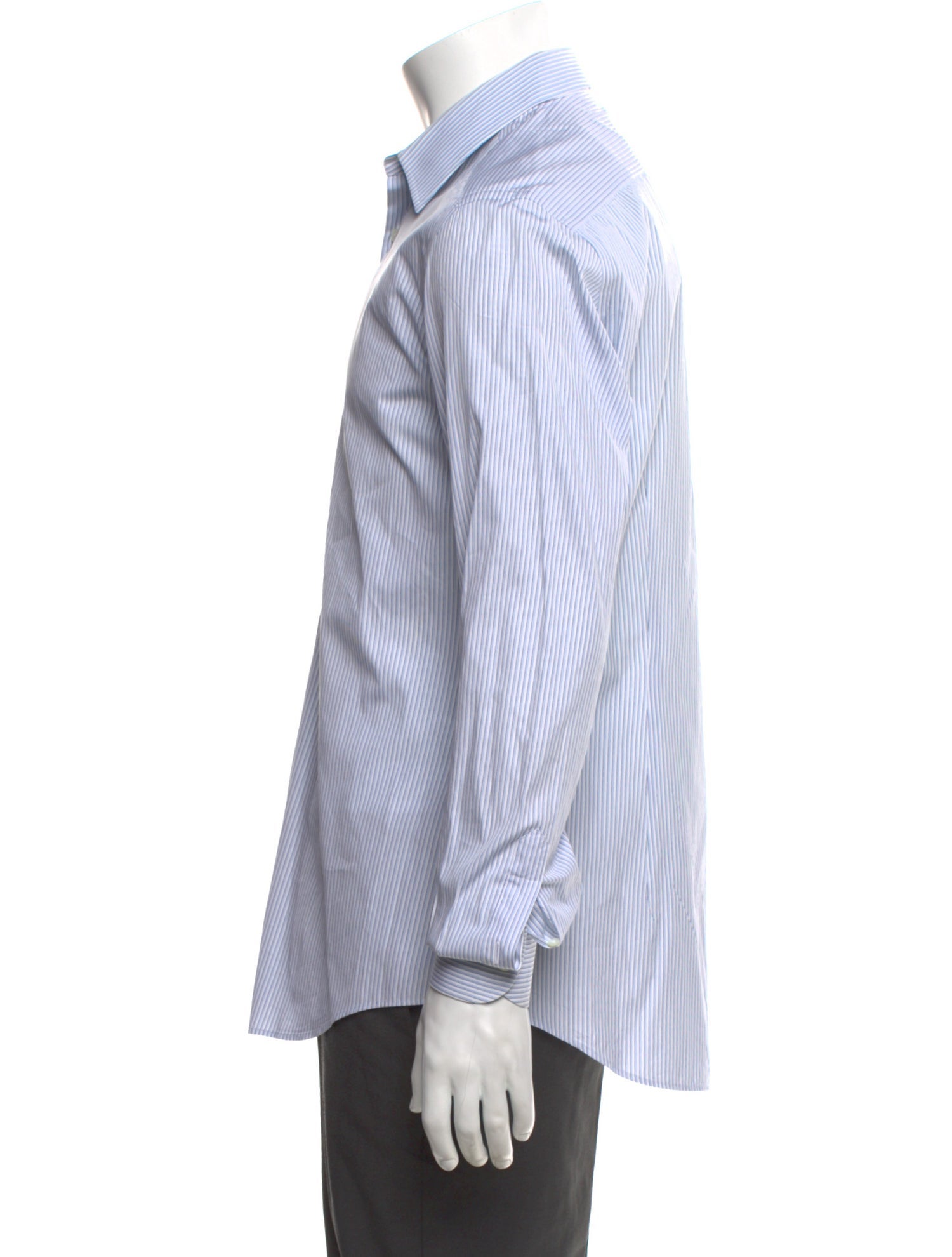 Salvatore Ferragamo Striped Long Sleeve Shirt