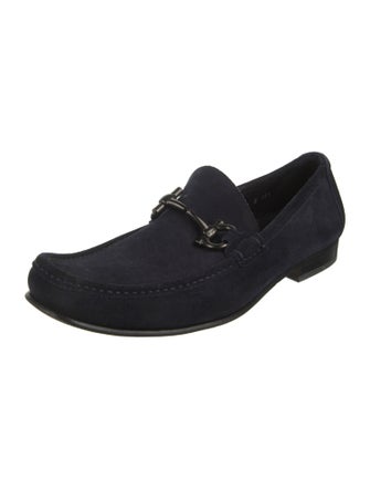 Salvatore Ferragamo Suede Dress Loafers