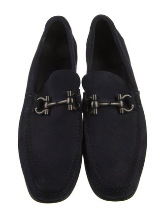 Salvatore Ferragamo Suede Dress Loafers