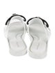 Salvatore Ferragamo Gancini Logo Patent Leather Slides