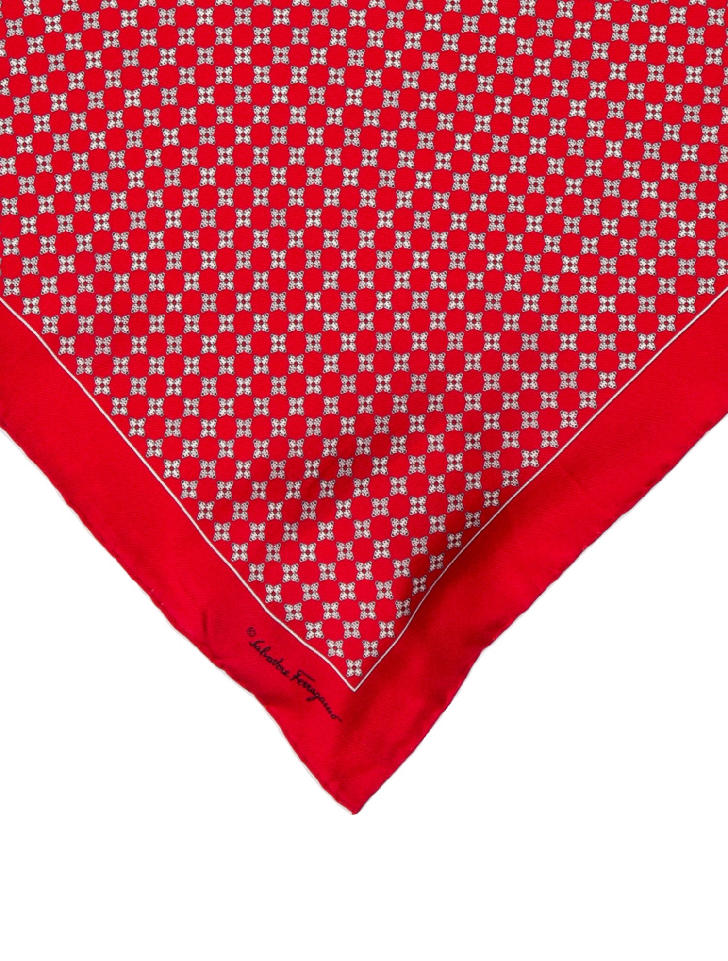 Salvatore Ferragamo Silk Printed Bandana w/ Tags