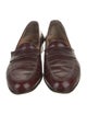Salvatore Ferragamo Leather Tassel Accents Dress Loafers