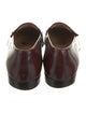 Salvatore Ferragamo Leather Tassel Accents Dress Loafers
