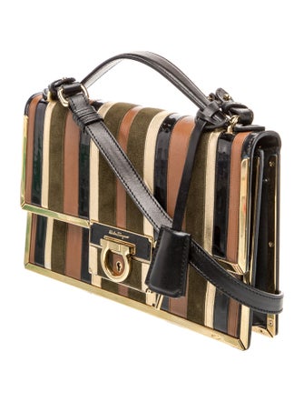 Salvatore Ferragamo Leather Top Handle Bag