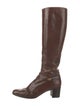 Salvatore Ferragamo Leather Riding Boots