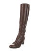 Salvatore Ferragamo Leather Riding Boots