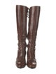 Salvatore Ferragamo Leather Riding Boots