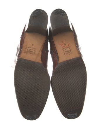 Salvatore Ferragamo Leather Riding Boots