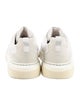 Salvatore Ferragamo Leather Lasercut Accents Sneakers
