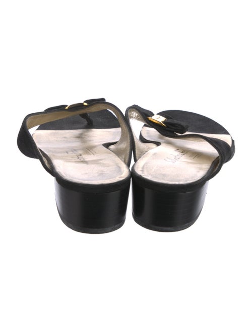 Salvatore Ferragamo Suede Slides