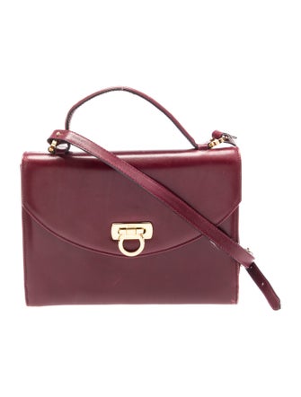 Salvatore Ferragamo Leather Top Handle Bag