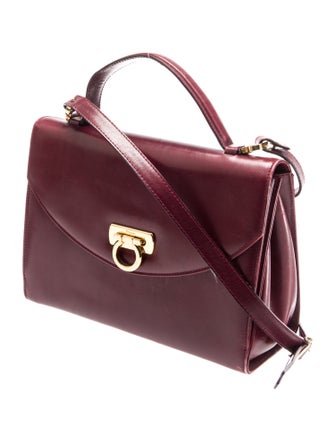 Salvatore Ferragamo Leather Top Handle Bag