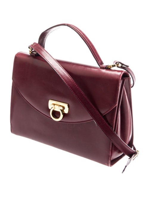 Salvatore Ferragamo Leather Top Handle Bag