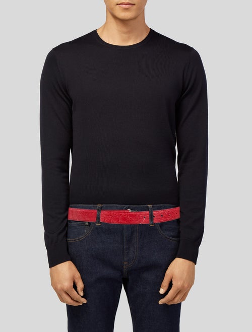 Salvatore Ferragamo Suede Waist Belt