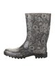 Salvatore Ferragamo Rubber Printed Rain Boots