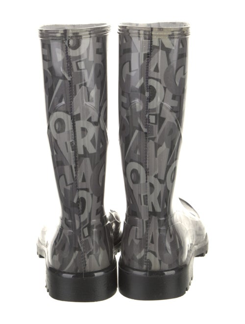 Salvatore Ferragamo Rubber Printed Rain Boots