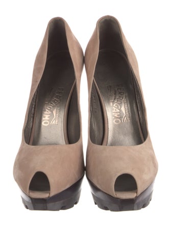 Salvatore Ferragamo Suede Pumps