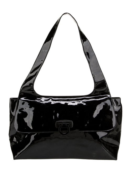 Salvatore Ferragamo Patent Leather Shoulder Bag