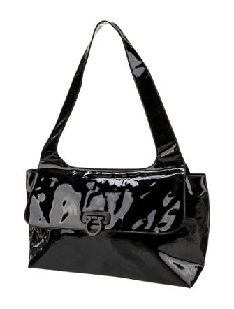 Salvatore Ferragamo Patent Leather Shoulder Bag