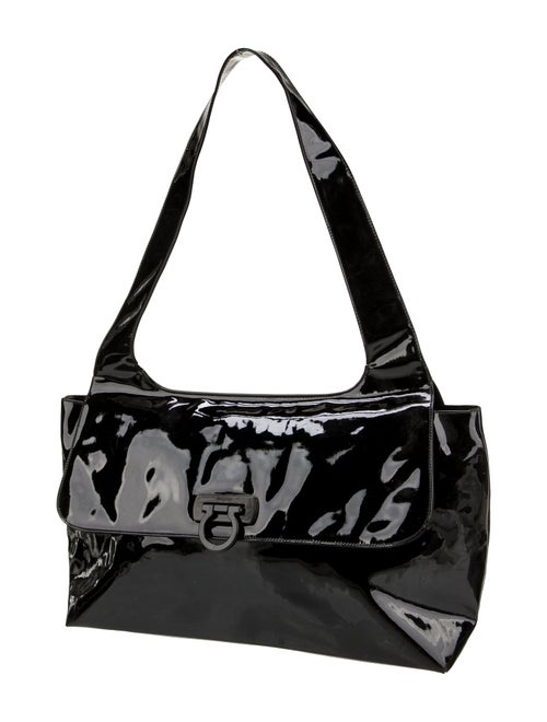 Salvatore Ferragamo Patent Leather Shoulder Bag