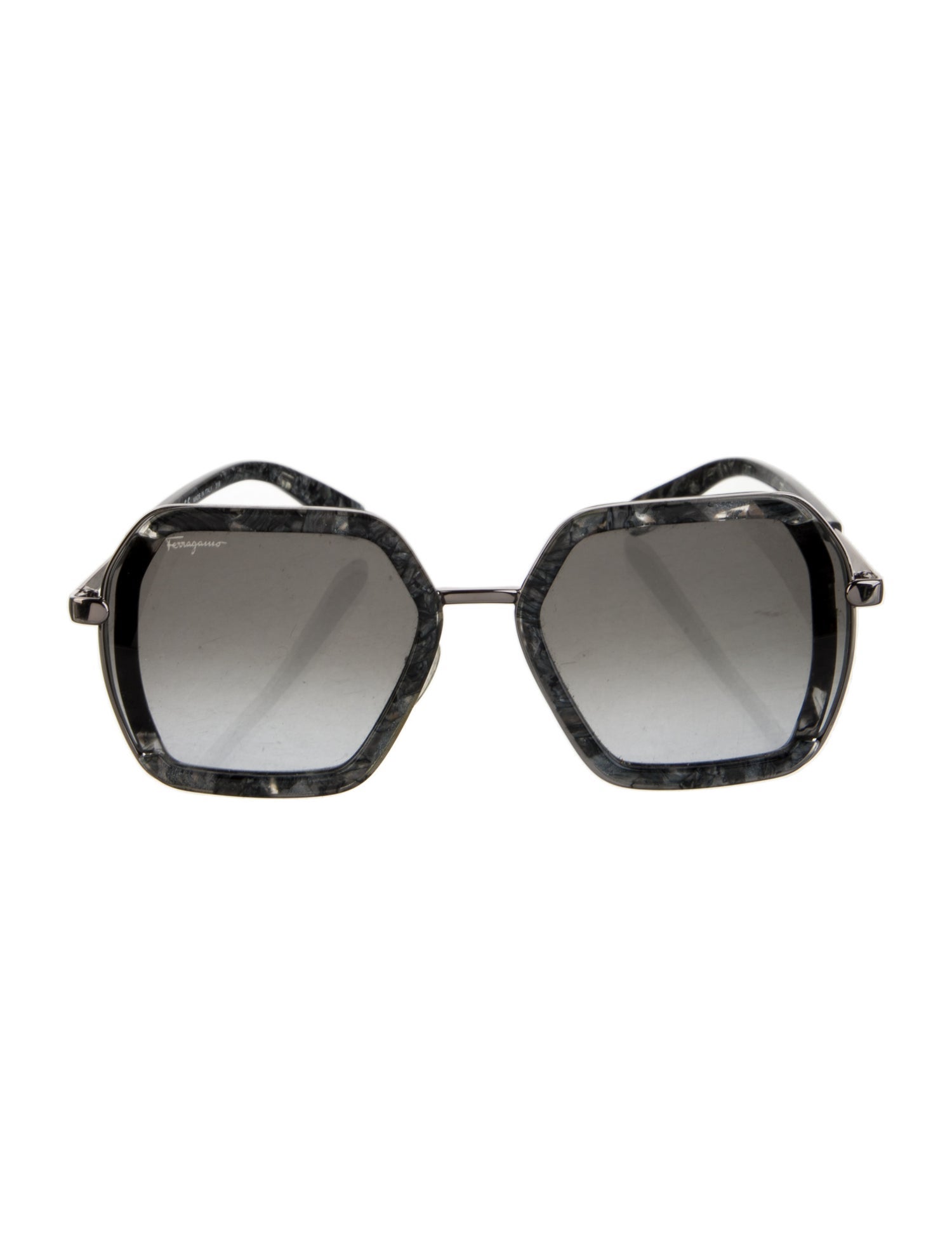 Salvatore Ferragamo Oversize Gradient Sunglasses