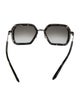 Salvatore Ferragamo Oversize Gradient Sunglasses