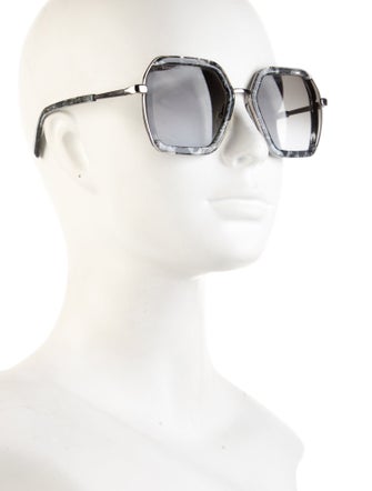 Salvatore Ferragamo Oversize Gradient Sunglasses
