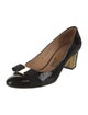 Salvatore Ferragamo Vara Bow Accent Patent Leather Pumps