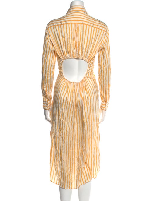 Salvatore Ferragamo Silk Midi Length Dress