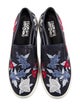 Salvatore Ferragamo Denim Floral Print Sneakers